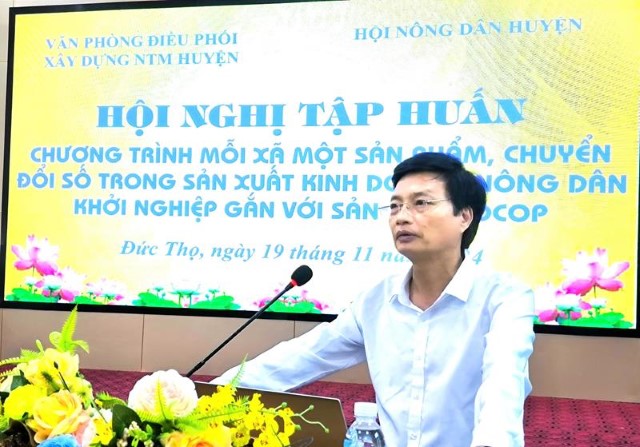 Hướng dẫn thực hiện chương trình OCOP và chuyển đổi số trong sản xuất, kinh doanh