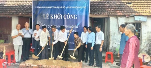 Lễ khởi công xây dựng nhà tình thương